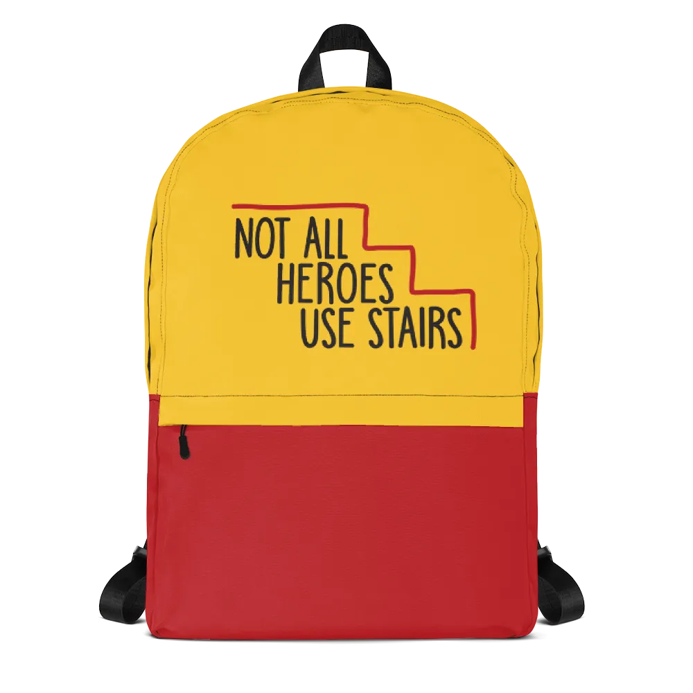 Not All Heroes Use Stairs (Backpack)