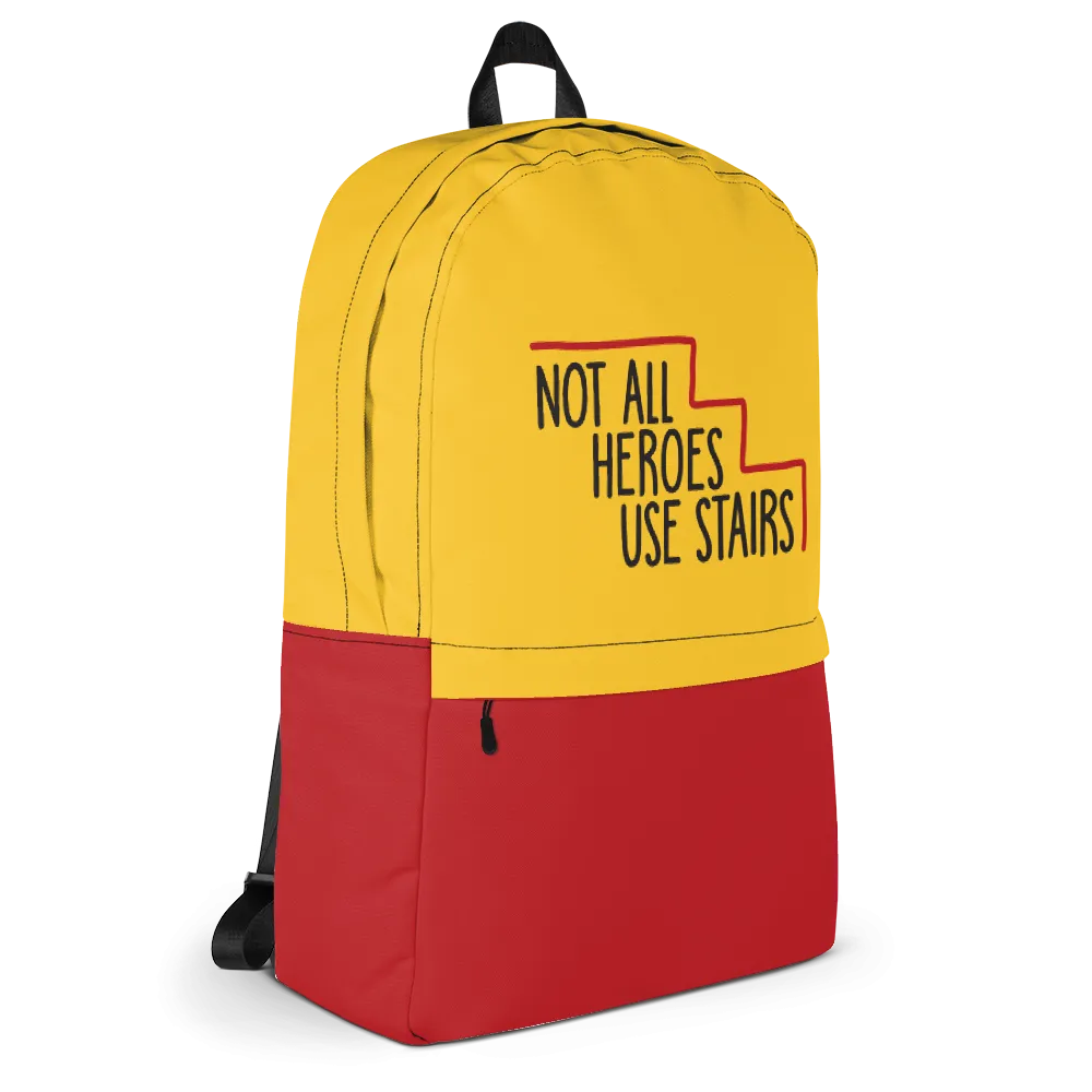 Not All Heroes Use Stairs (Backpack)