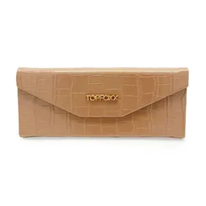 Nude Faux Croco Hard Case