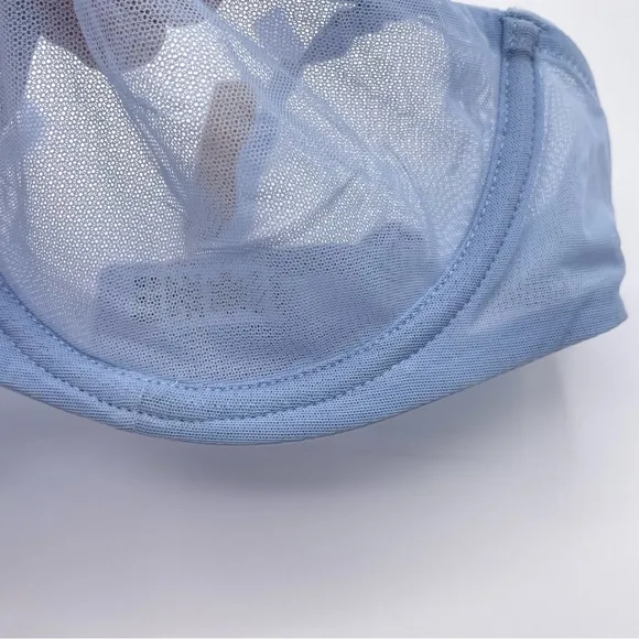 NWT SKIMS Ultrafine Mesh Strapless Underwire Bra Limited Edition in Glacier 34A