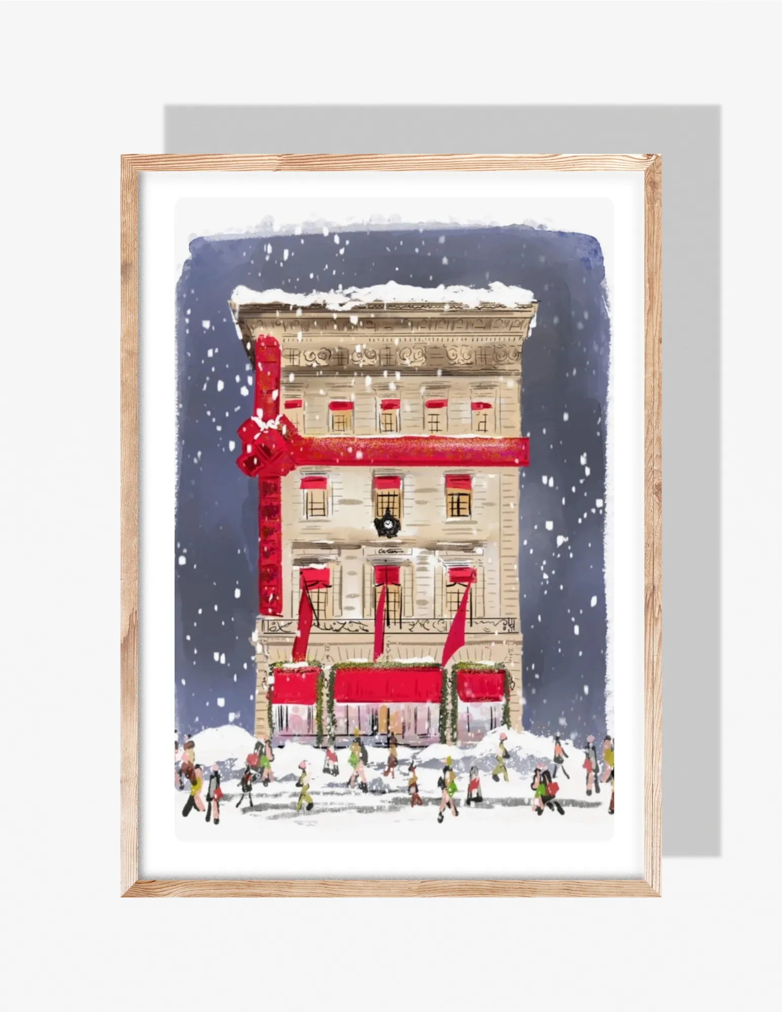 NYC CARTIER SHOPPING - Art Print