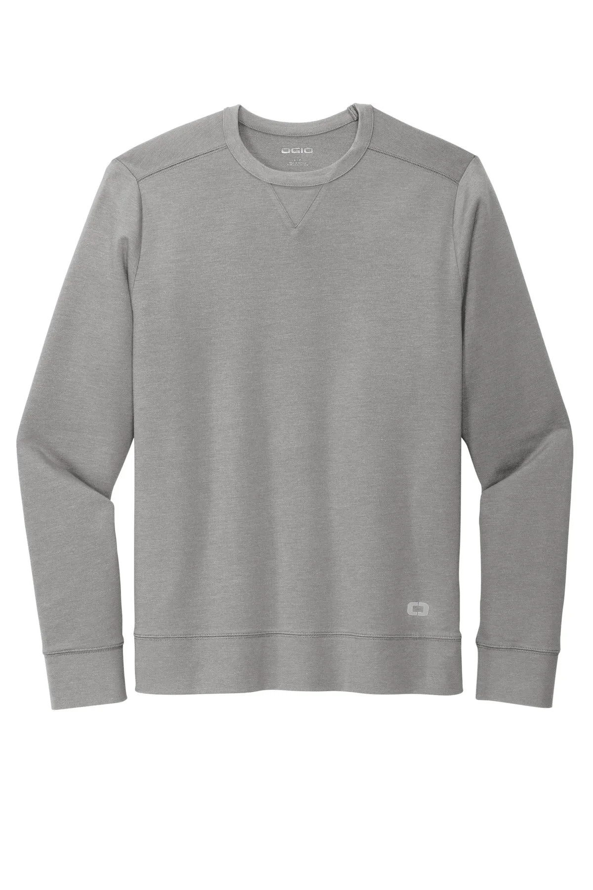 OGIO Luuma Flex Long Sleeve Crew OG825 Petrol Grey Heather