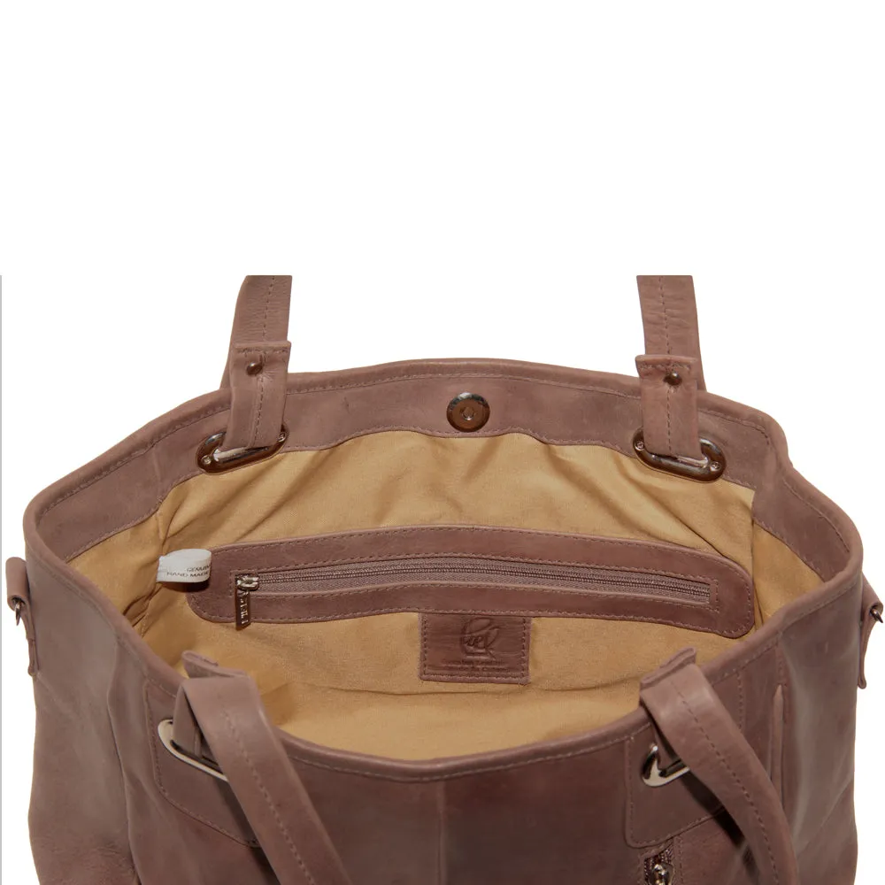 OPEN TOTE/CROSS BODY BAG