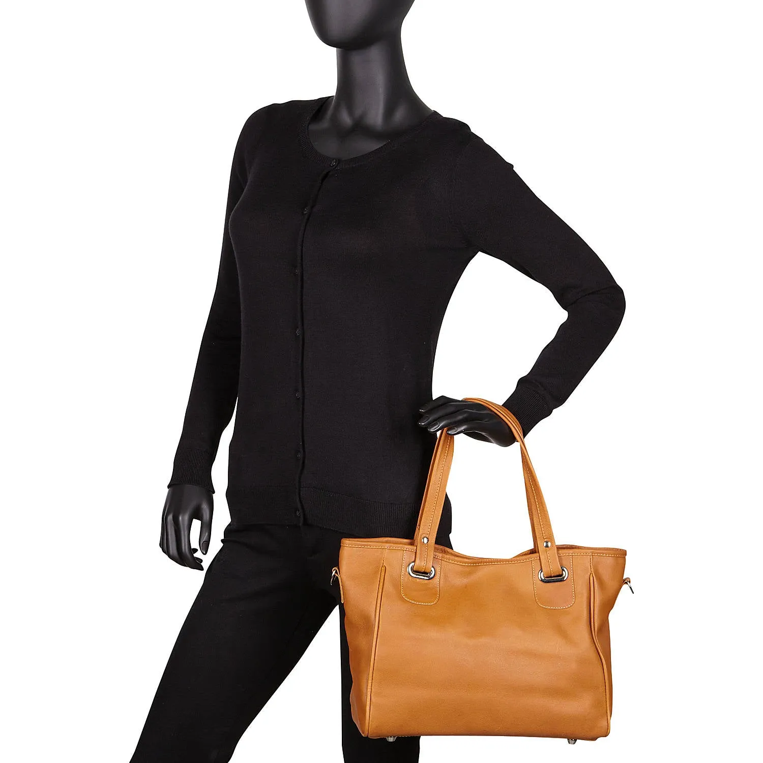 OPEN TOTE/CROSS BODY BAG