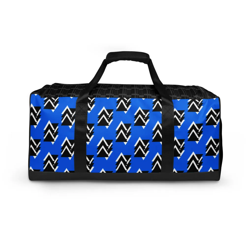 Origen Destination |On-Arrival Point of Origen Symbol-inspired High-Blue Duffle bag