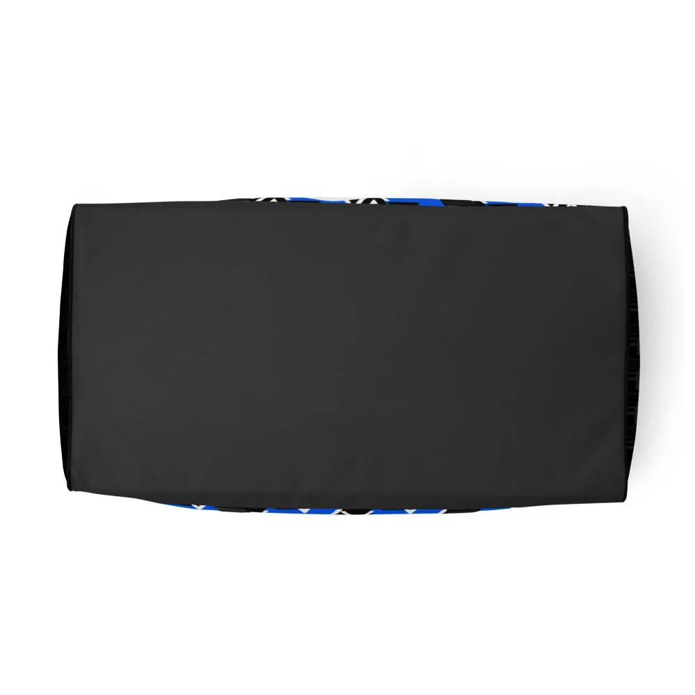 Origen Destination |On-Arrival Point of Origen Symbol-inspired High-Blue Duffle bag