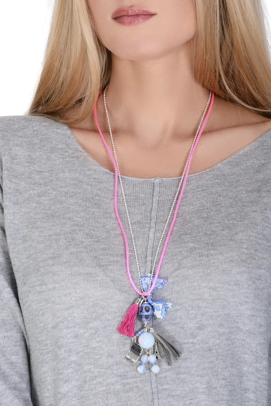 PARIS MARION Denim Puppet Pendant