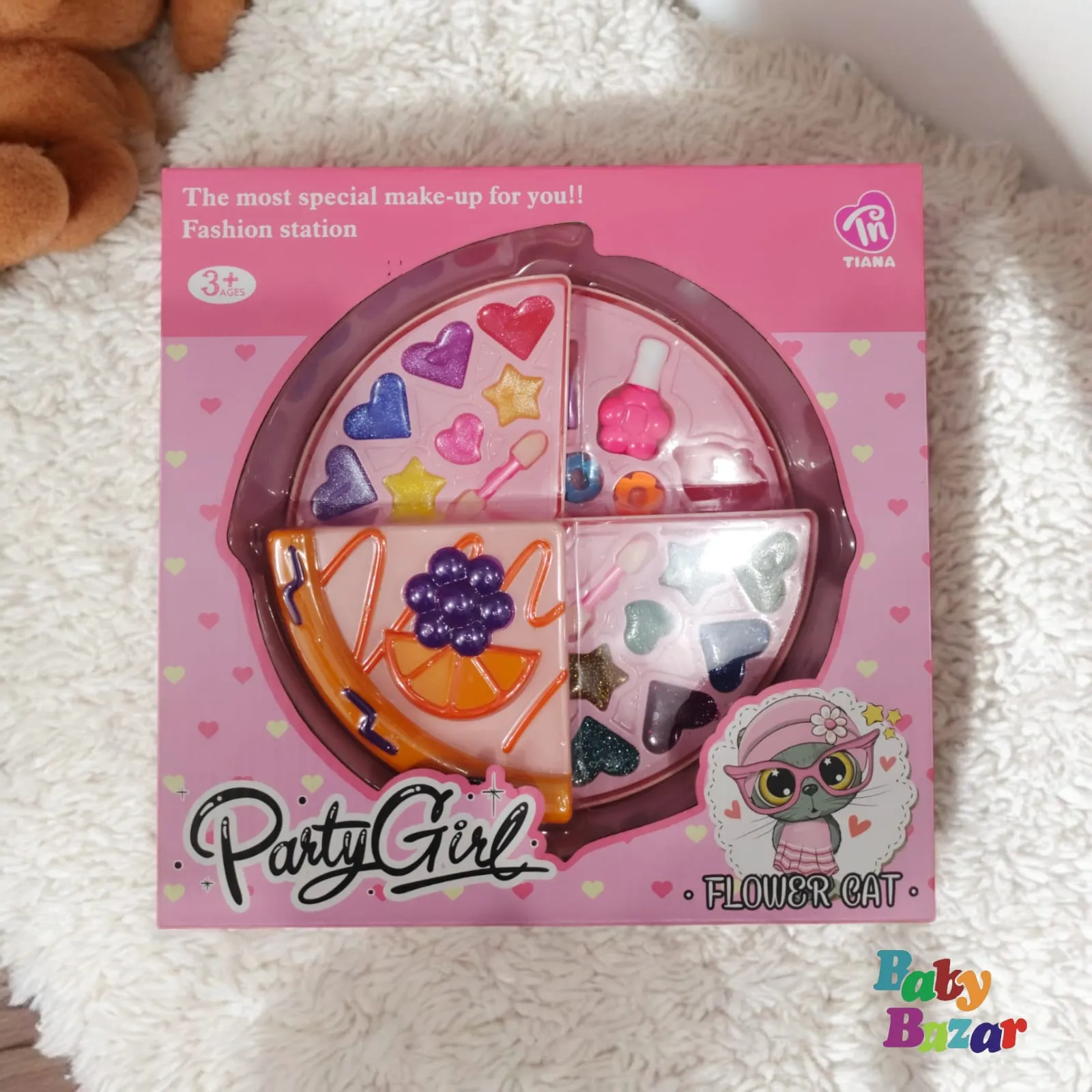 Party Girl Flower Cat Makeup Set for Kids – Fashion Station (Ages 3 )