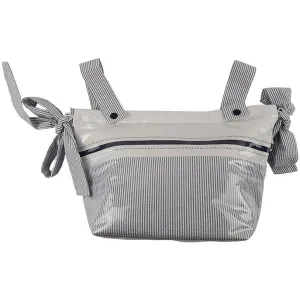 Paz Rodriguez Laminated Navy Stripe Pram Bag