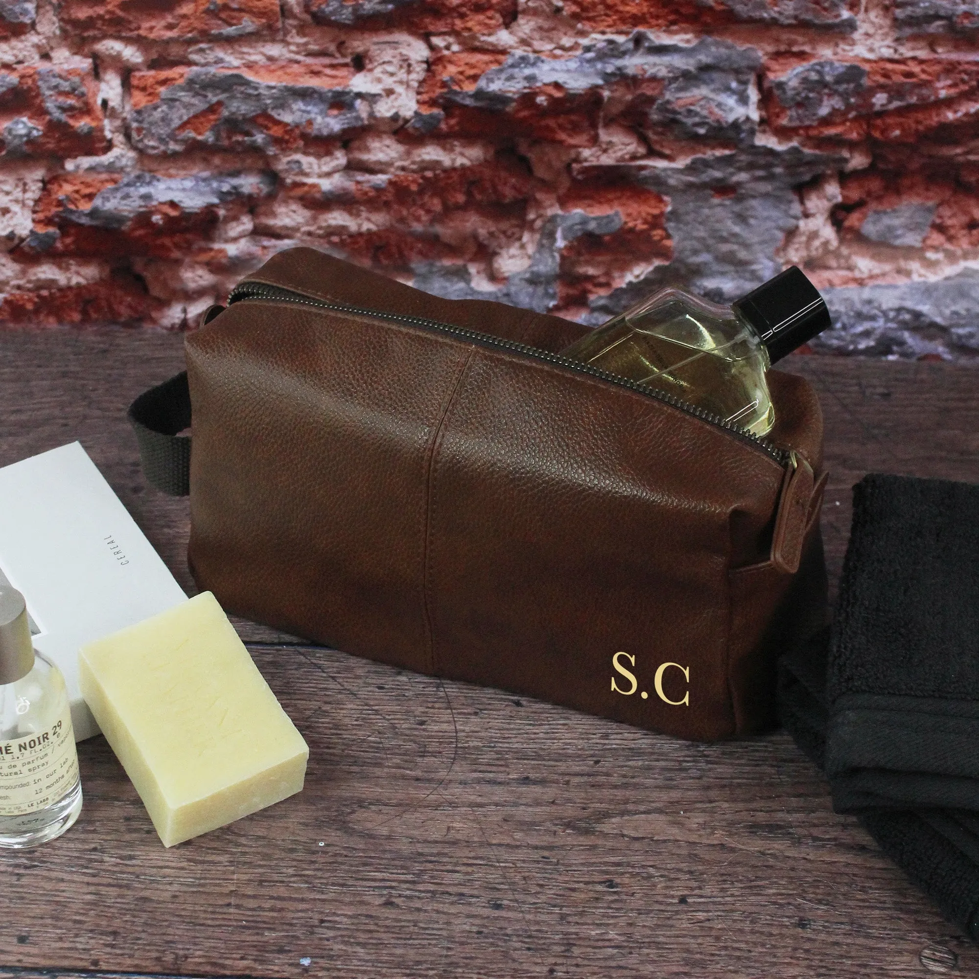Personalised Men’s Weekend Bag with Wash Bag Option