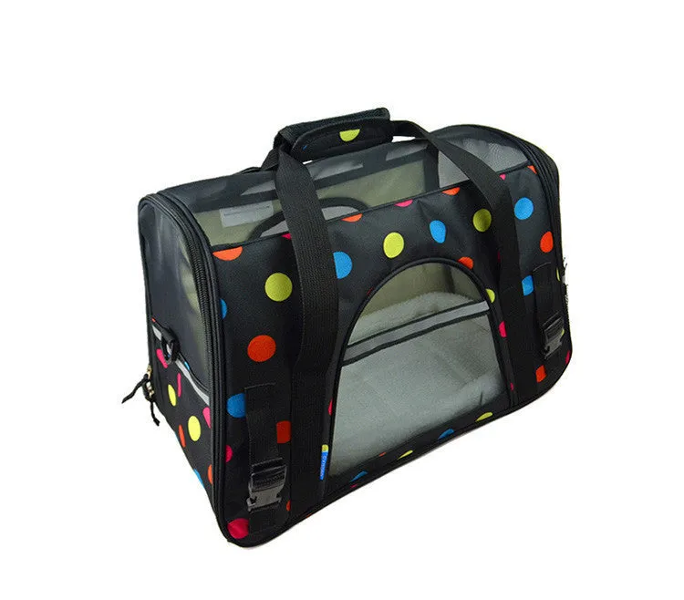 Pet Cat Travel Bags Breathable Pet Handbag Dog Shoulder Bag Teddy Pet Out Portable Package