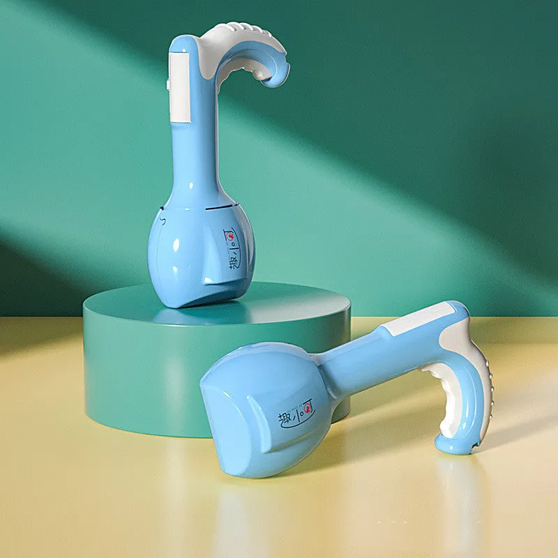 Pet Shoveling Excrement To Pick Up The Toilet