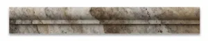 Philadelphia Travertine Honed 2 X 12 OG-1 Chair Rail Liner Trim - Box of 5 pcs.