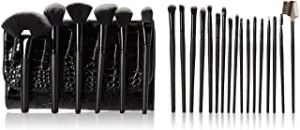 Pivoine Cosmetic Brush 23 Pieces With Case, Black, 1.77 Pound