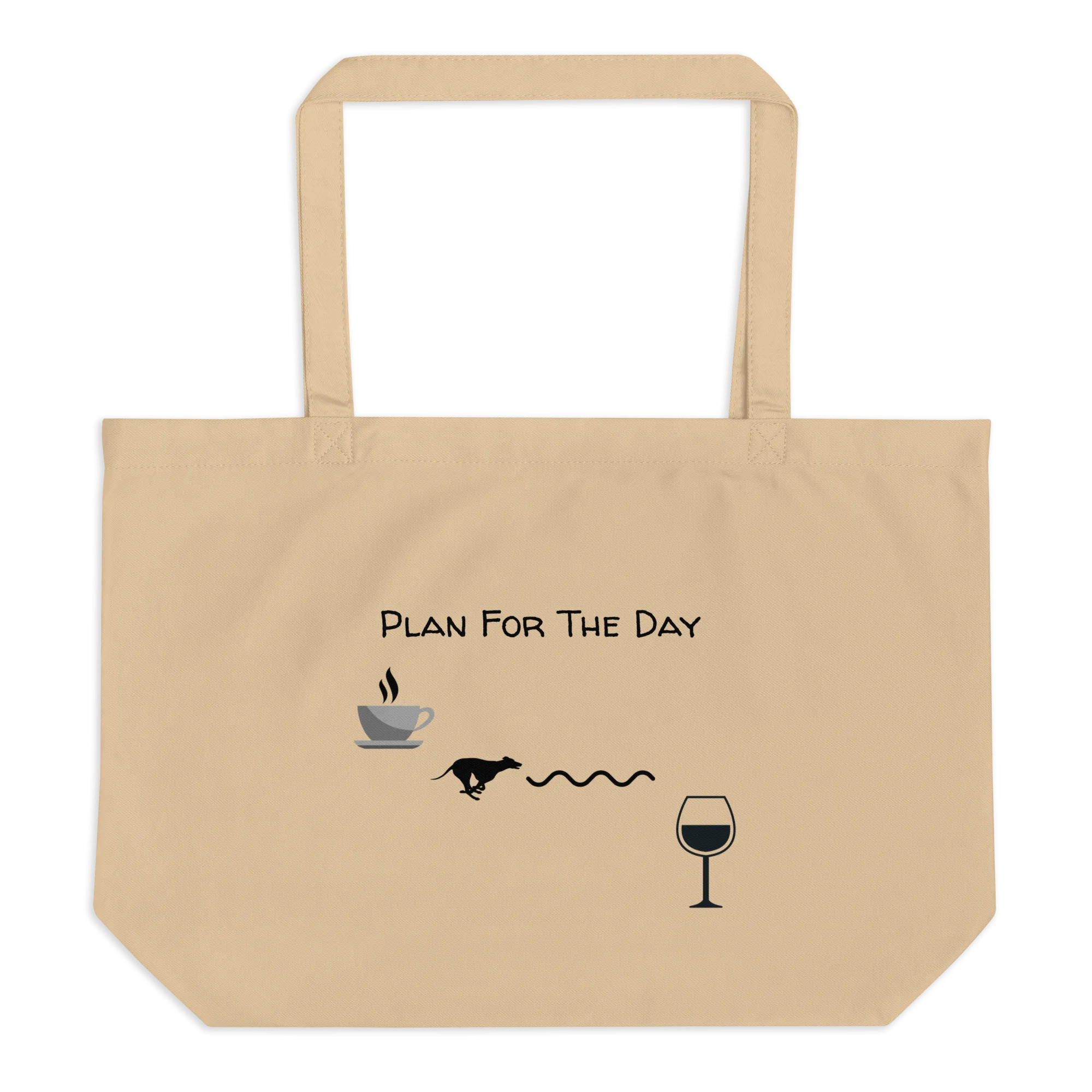 Plan for the Day - Lure Coursing X-Large Tote/ Shopping Bags