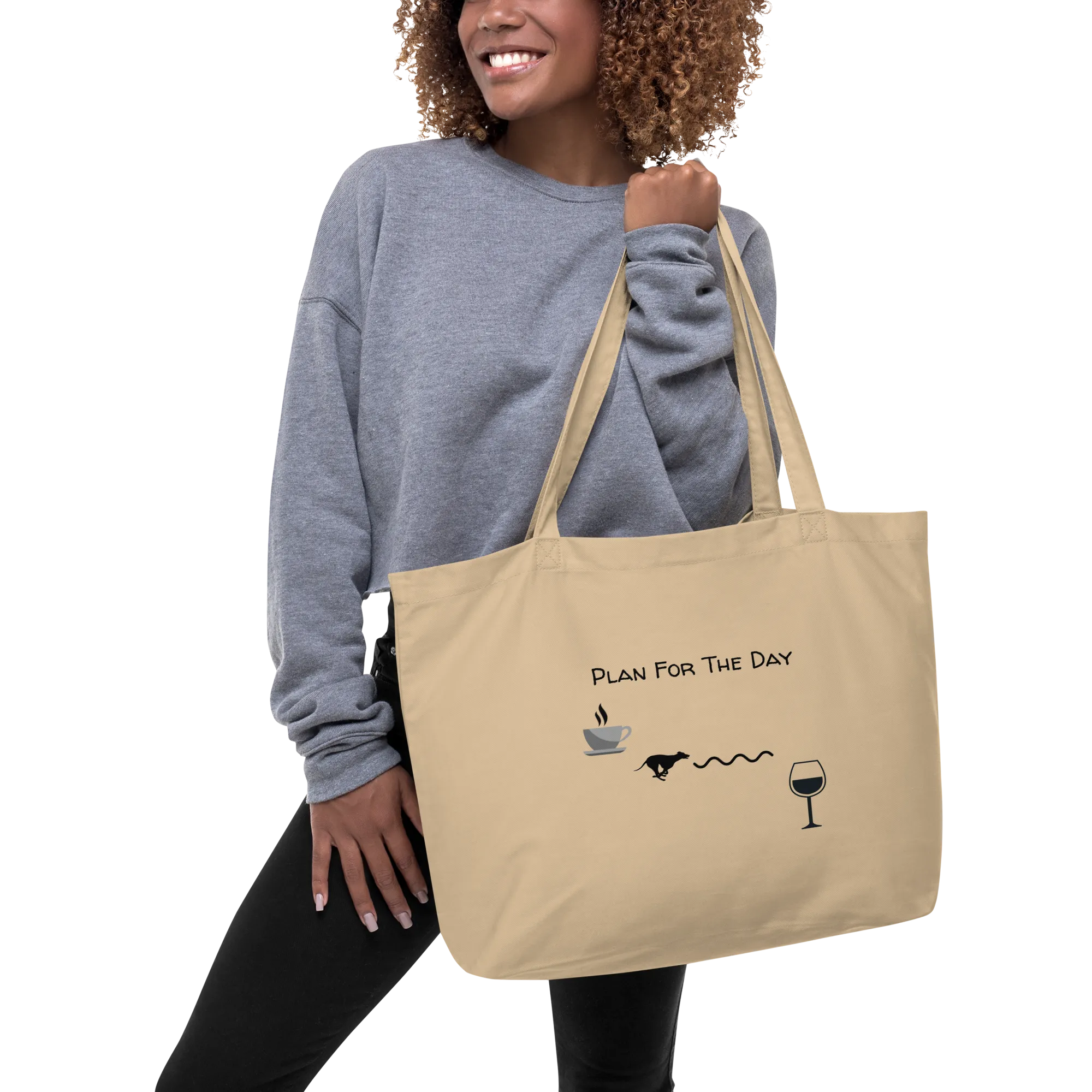 Plan for the Day - Lure Coursing X-Large Tote/ Shopping Bags