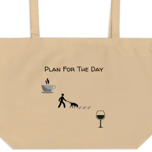 Plan for the Day - Tracking X-Large Tote/ Shopping Bags
