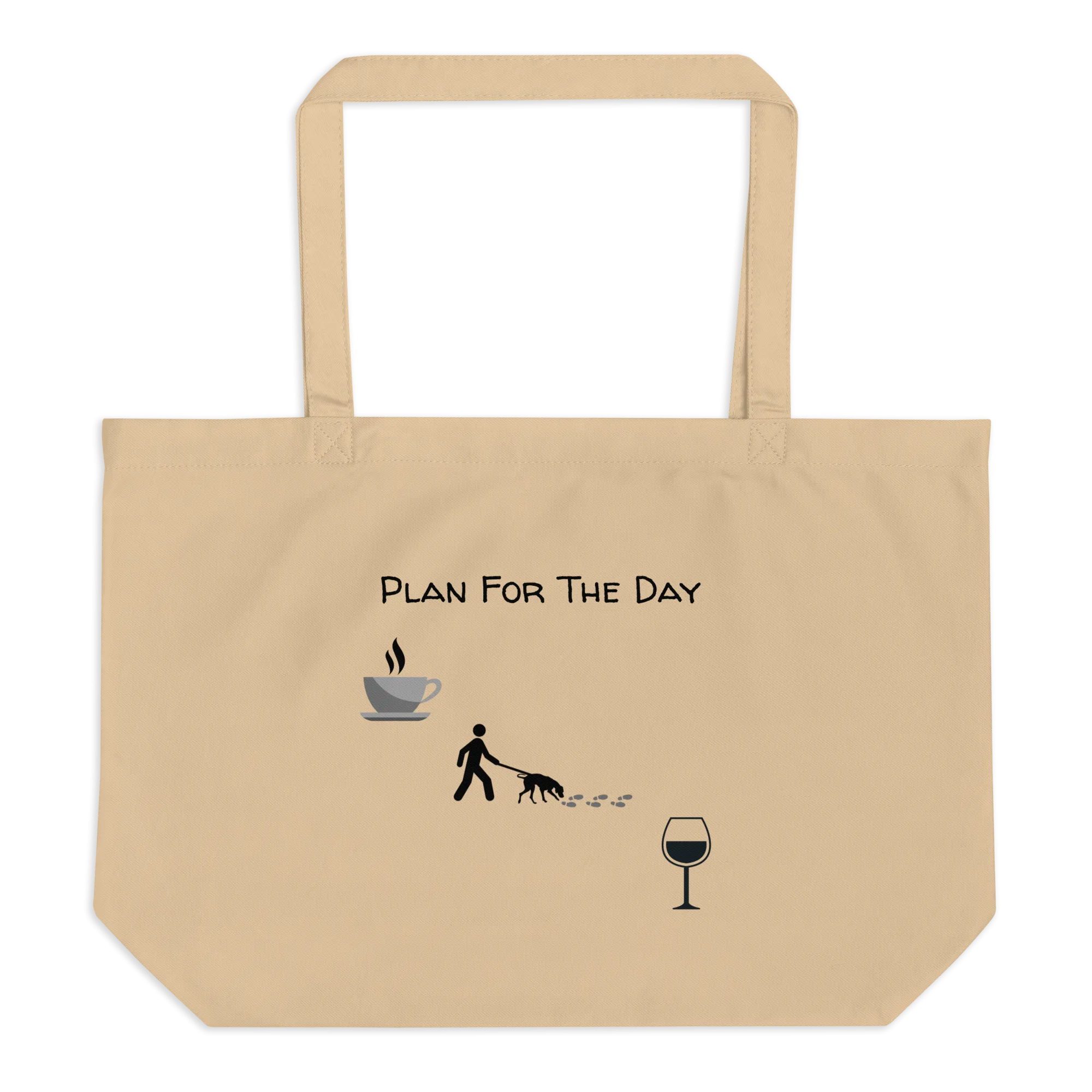Plan for the Day - Tracking X-Large Tote/ Shopping Bags