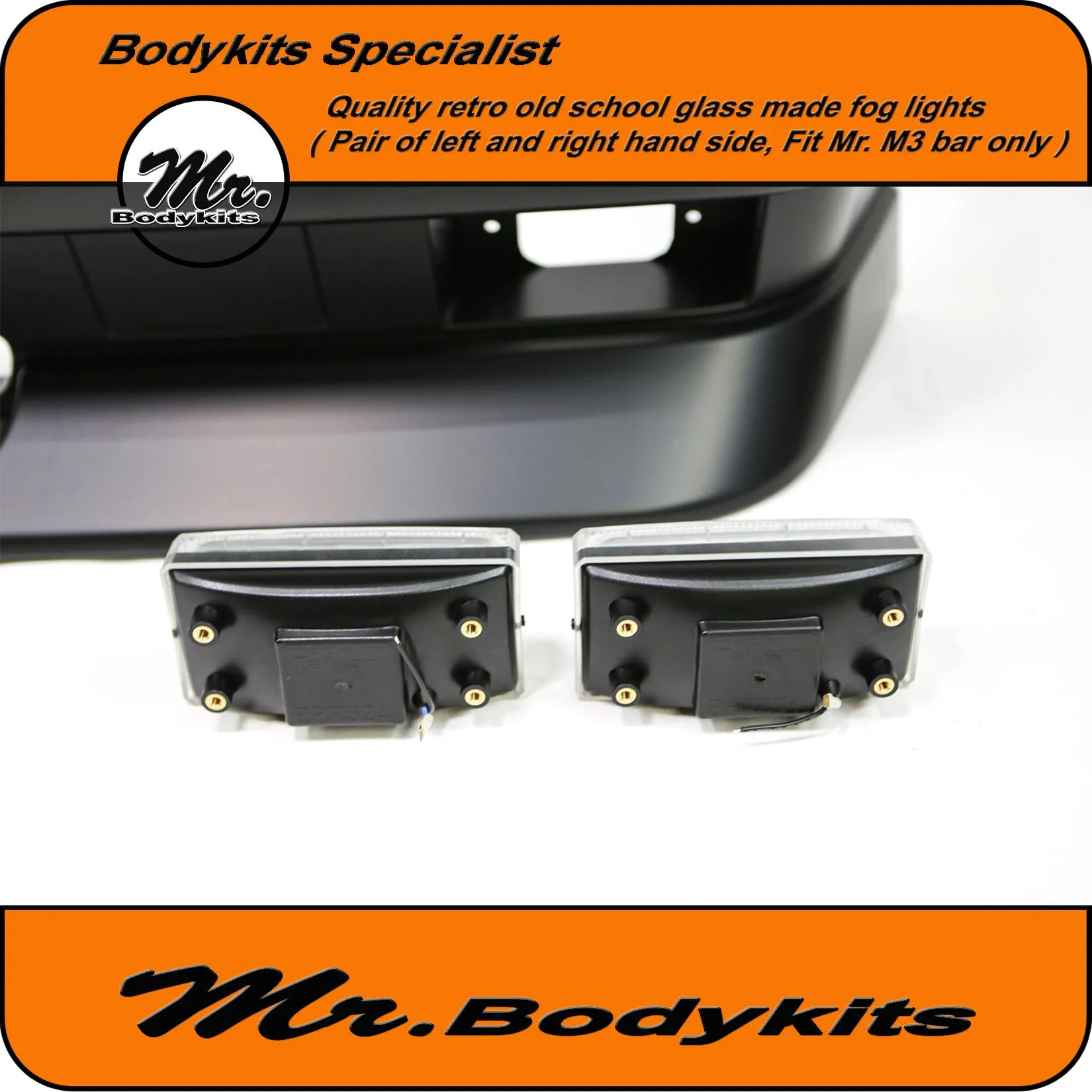 Plastic BMW E30 M3 Style Front Bumper Spoiler For Coupe Sedan Convertible by Mr Bodykits