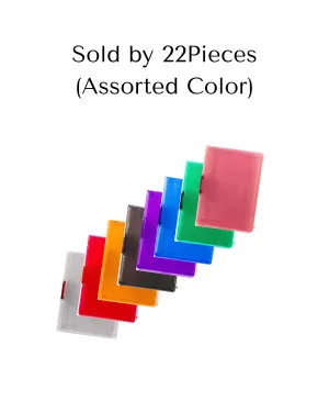 Plastic File Case Notebook Size | 22pcs (Asstd. Color)
