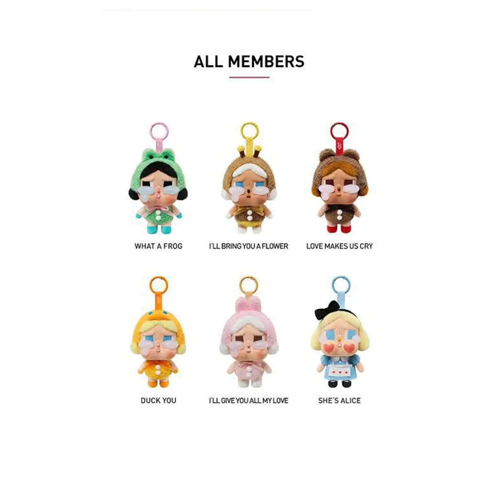 POP MART CRYBABY Crying Again Series Vinyl Plush Pendant (Single Blind Box)