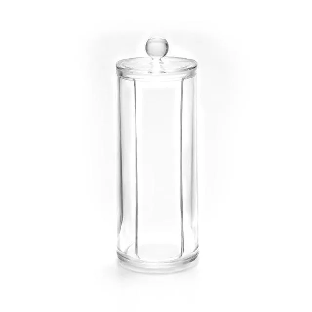 Q-Tips and Cotton Pads Acrylic Canister