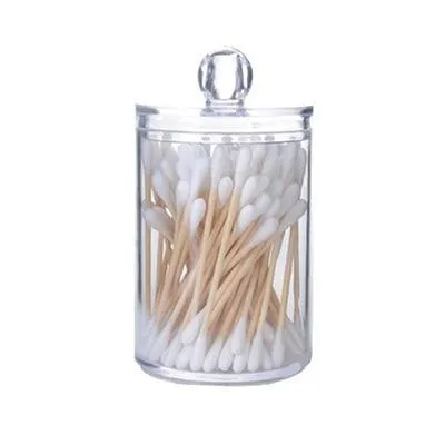 Q-Tips and Cotton Pads Acrylic Canister