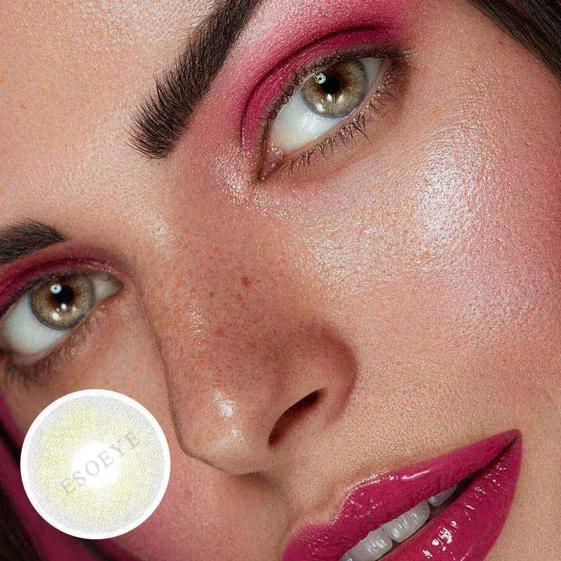 Queen Grey Colored Contact Lenses Yearly