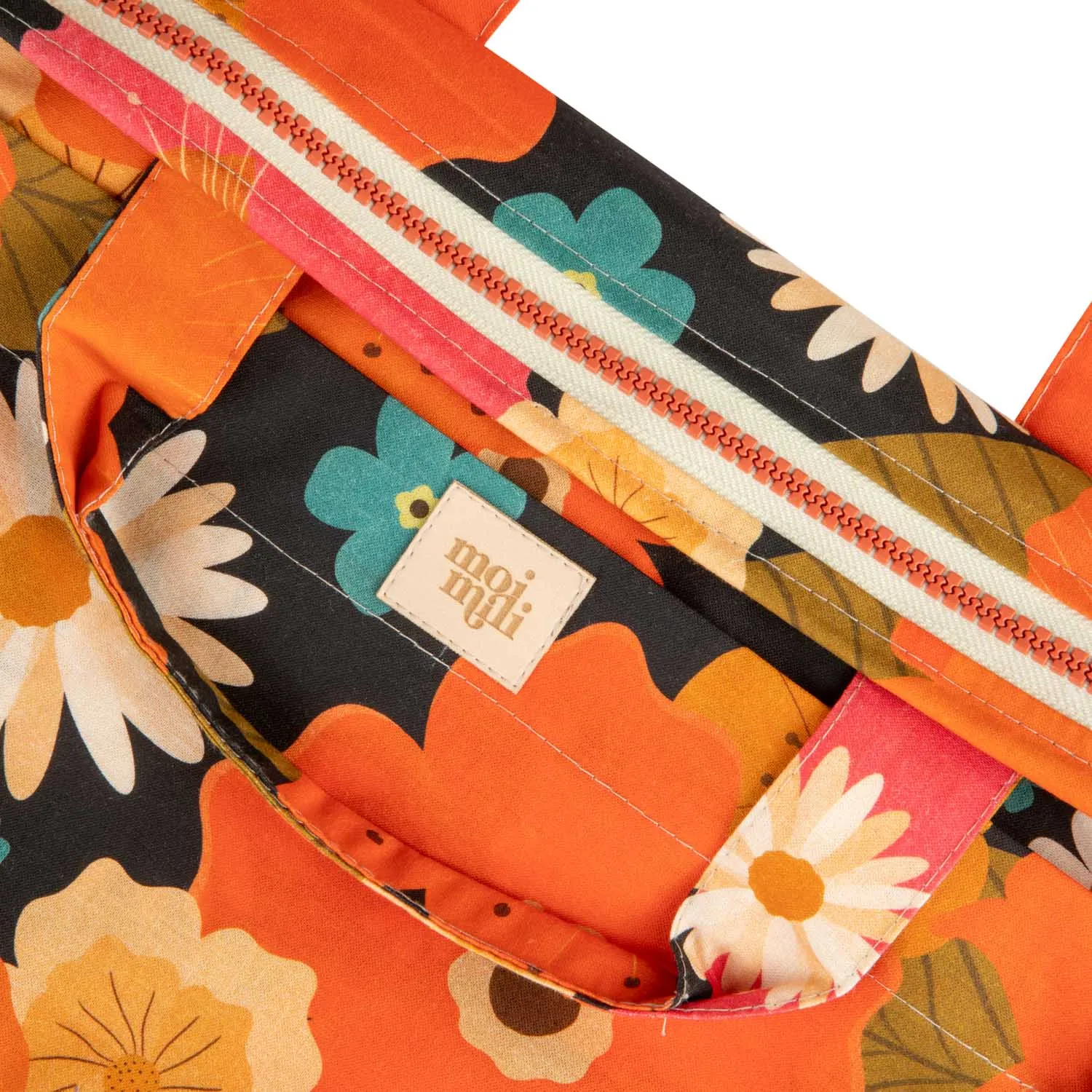 "Picnic with Flowers" Makeup bag Big size