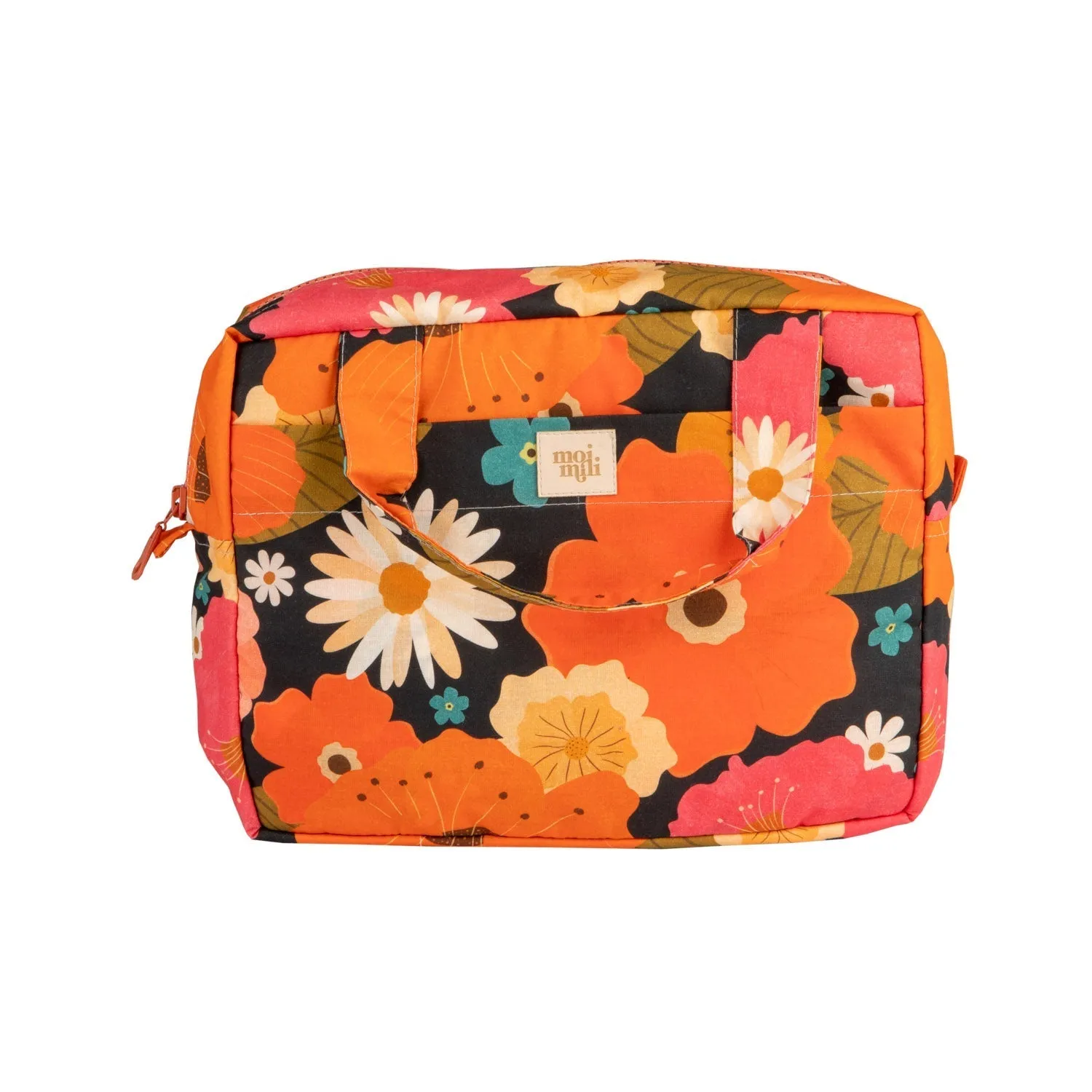 "Picnic with Flowers" Makeup bag Big size