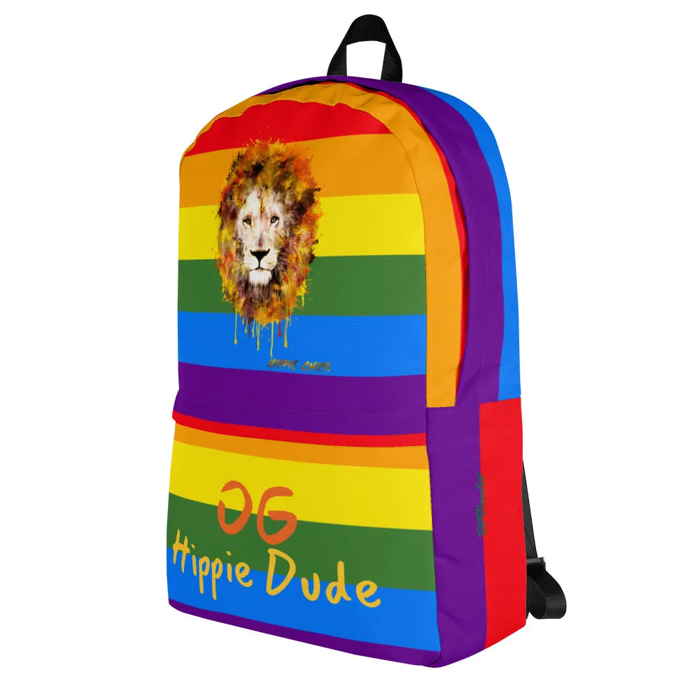 Rainbow Backpack - OG Hippie Dude