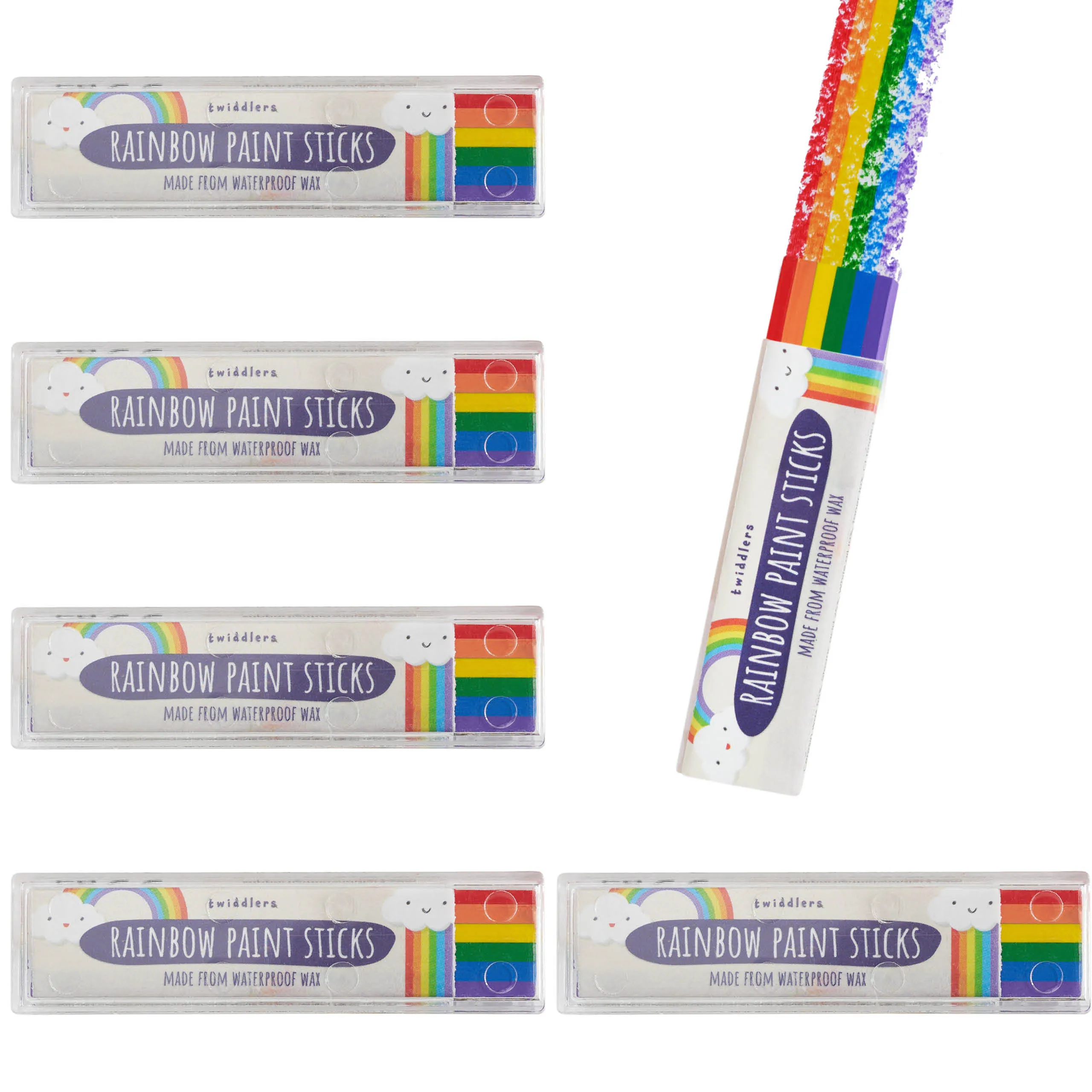 Rainbow Face Paint Sticks