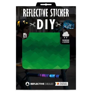 Reflective DIY Sticker: Mountains