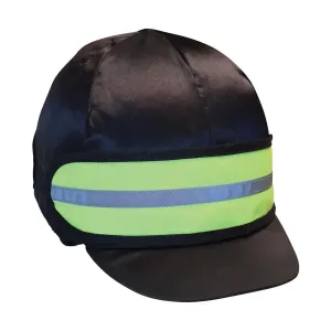 Reflector Elasticated Hat Band by Hy Equestrian