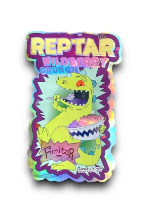 Reptar Wildberry Crunch (Green Dino) Mylar Bag 3.5 Grams | Xotic Packs