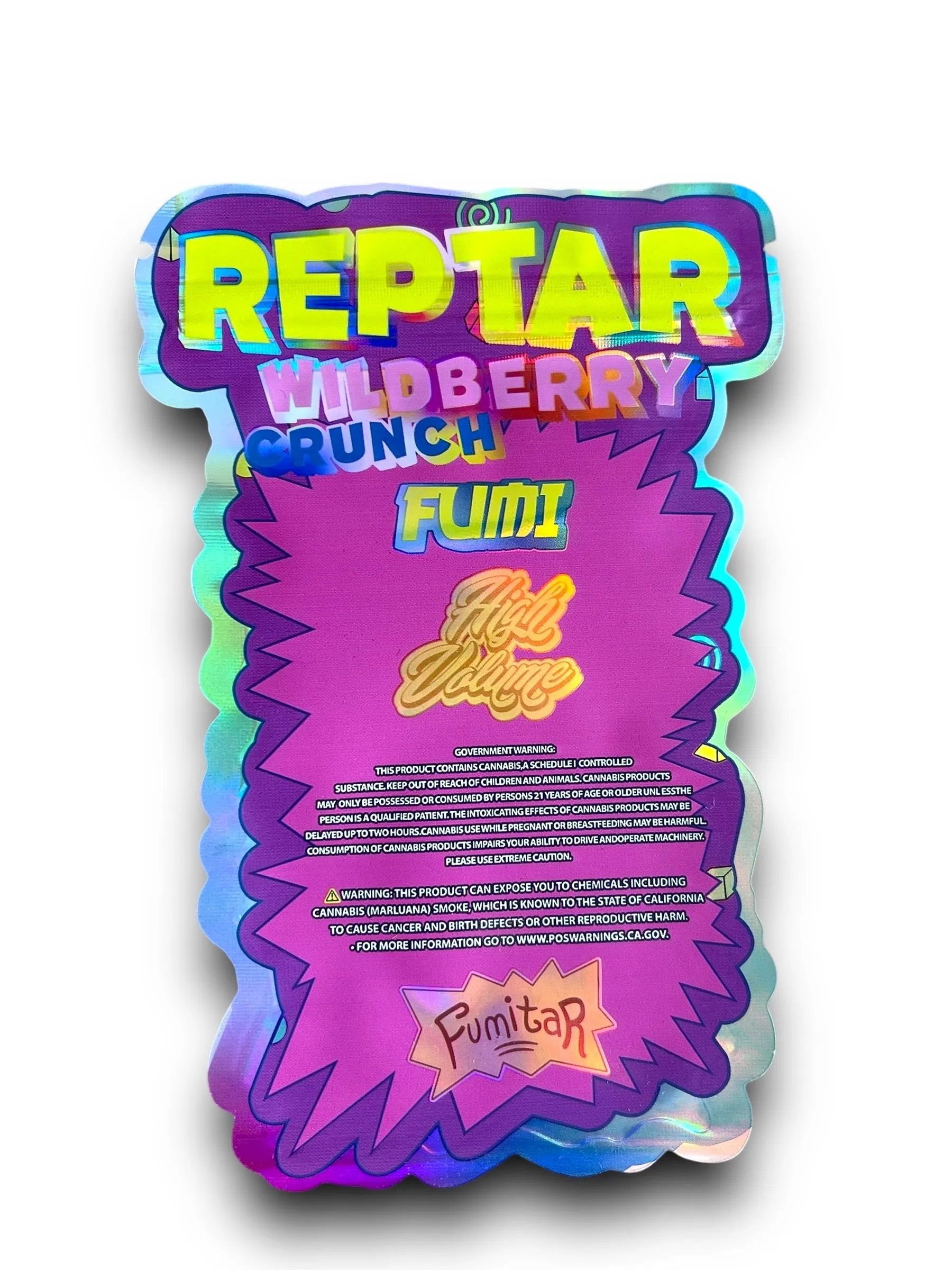 Reptar Wildberry Crunch (Green Dino) Mylar Bag 3.5 Grams | Xotic Packs