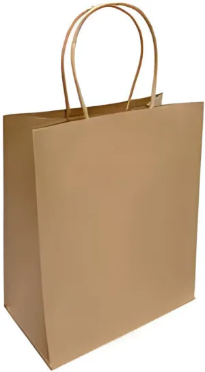 RiteEarth - 13" x 7" x 13" Kraft Paper Twist Handle Bag, 250/Cs, 16Cs/Sk - PT13717K