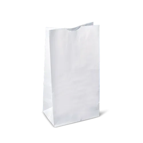 RiteEarth - 3 Lbs Plain White Paper Bag, Pack of 500, 4Bn/Case (2000/Case) - PB030W