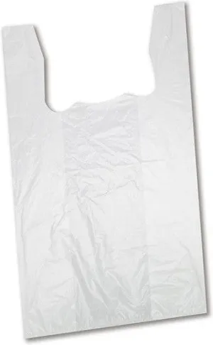 RiteSource - 10" x 5" x 18" Low Density White Produce Bag, 13lb/Cs, 72Cs/sk - TLD1W