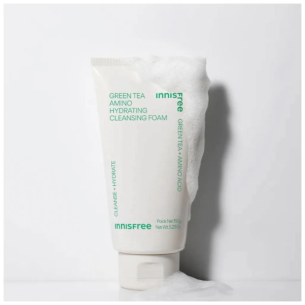 Sữa Rửa Mặt Innisfree Green Tea Amino Hydrating Cleansing Foam 150g