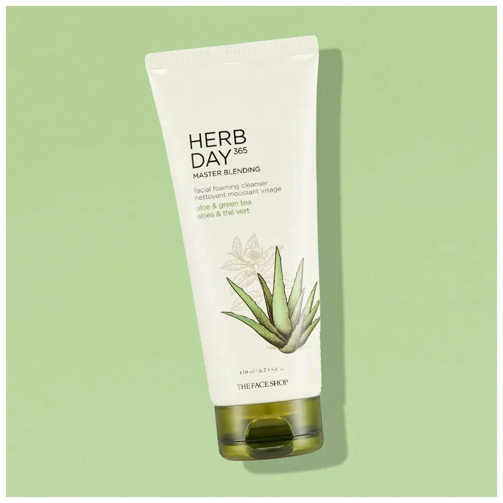 Sữa Rửa Mặt The Face Shop Herb Day 365 Nha Đam 170ml