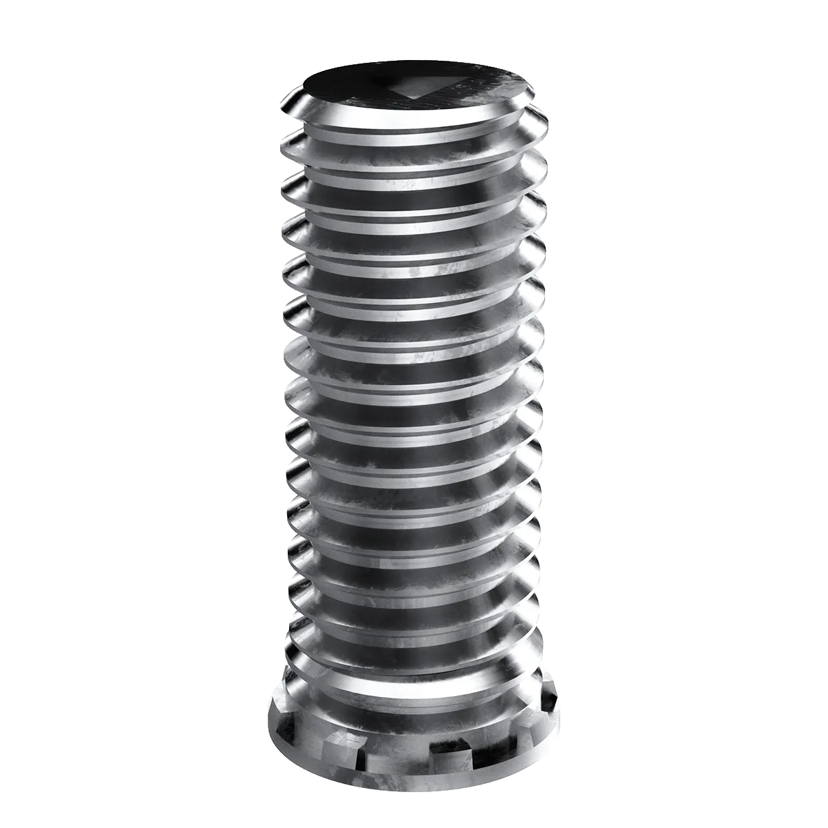 Self-Clinching Stud, Close Edge, 300 Series Stainles Steel, Passivated, 4-40 x 0.250, 100 Pack
