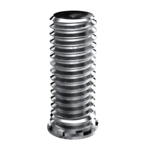 Self-Clinching Stud, Close Edge, 300 Series Stainles Steel, Passivated, 4-40 x 0.250, 100 Pack
