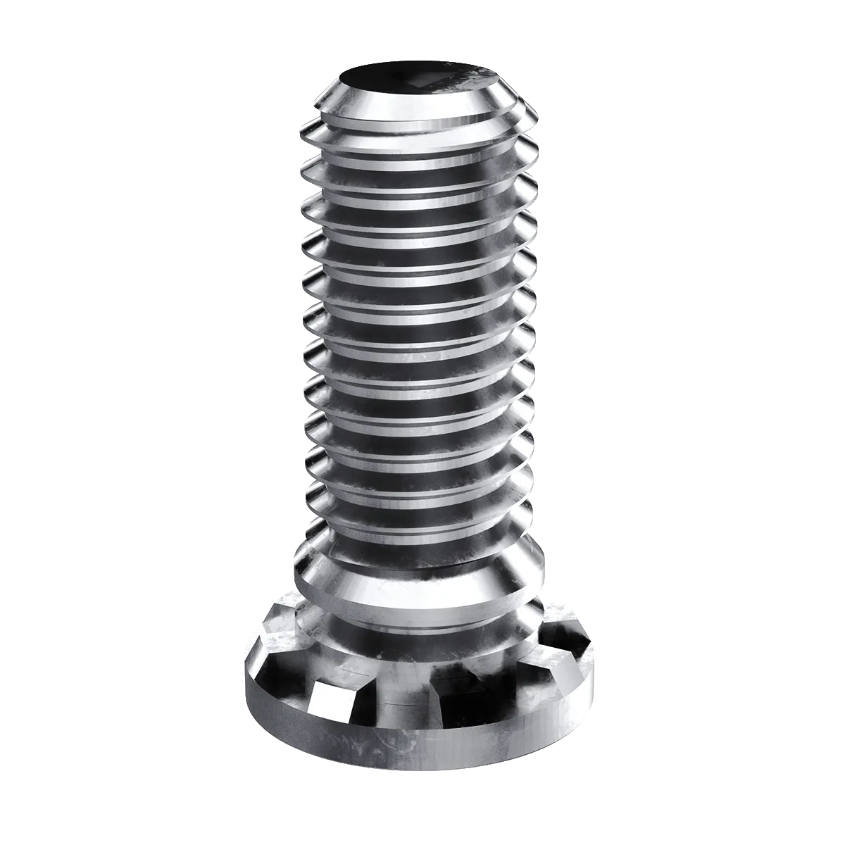 Self-Clinching Stud, High Torque, Phosphor Bronze CDA-510, M5X0.8 x 25, 100 Pack