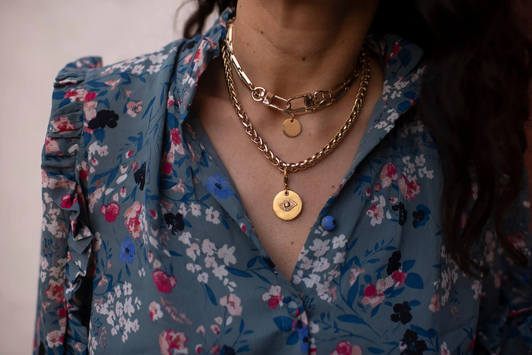 SEQUIN x PRETTY CONNECTED Evil Eye Charm