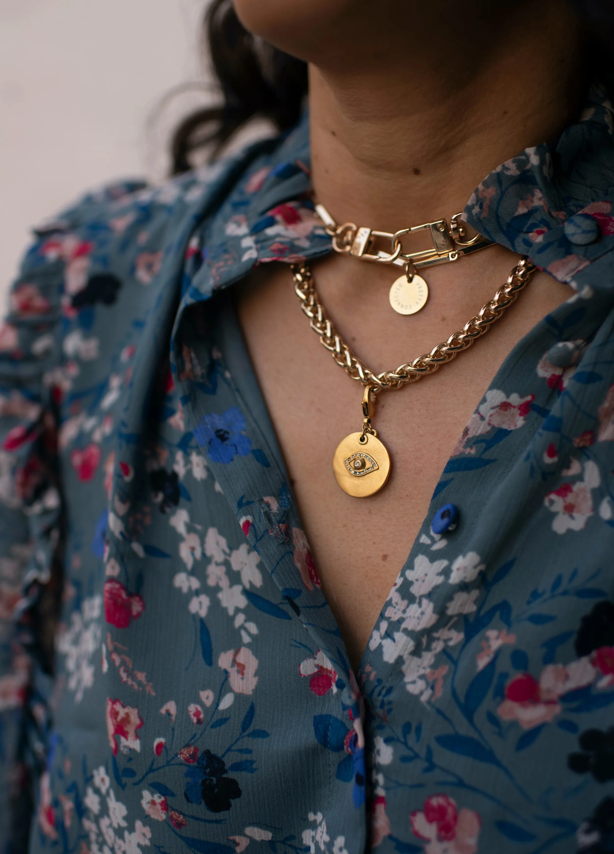 SEQUIN x PRETTY CONNECTED Evil Eye Charm