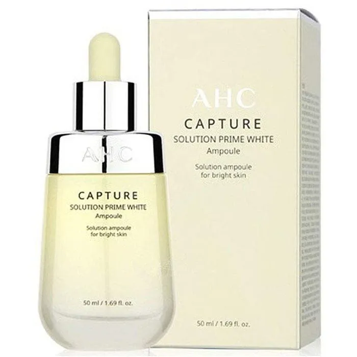Serum AHC Capture Solution Prime White Ampoule 50ml - Dưỡng Trắng, Màu Vàng