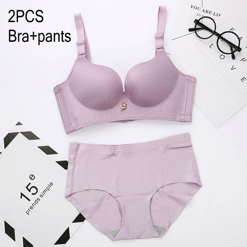 Sexy Push Up Bra Brief Sets Lace Women Underwear Lace Bra Set    Women Comfortable Bra Brief Sets
