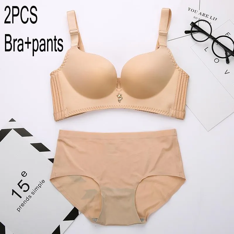 Sexy Push Up Bra Brief Sets Lace Women Underwear Lace Bra Set    Women Comfortable Bra Brief Sets