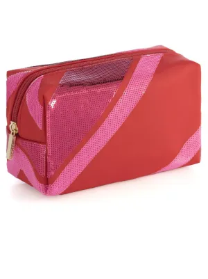 Shiraleah Cosmetic Case - Diagonal Stripe